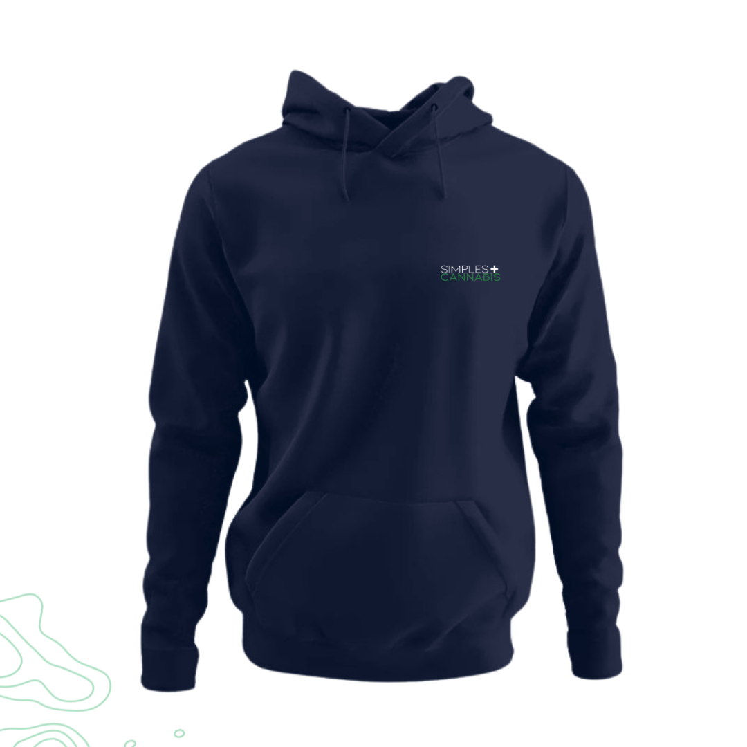 Moletom Simples Cannabis – Azul Marinho