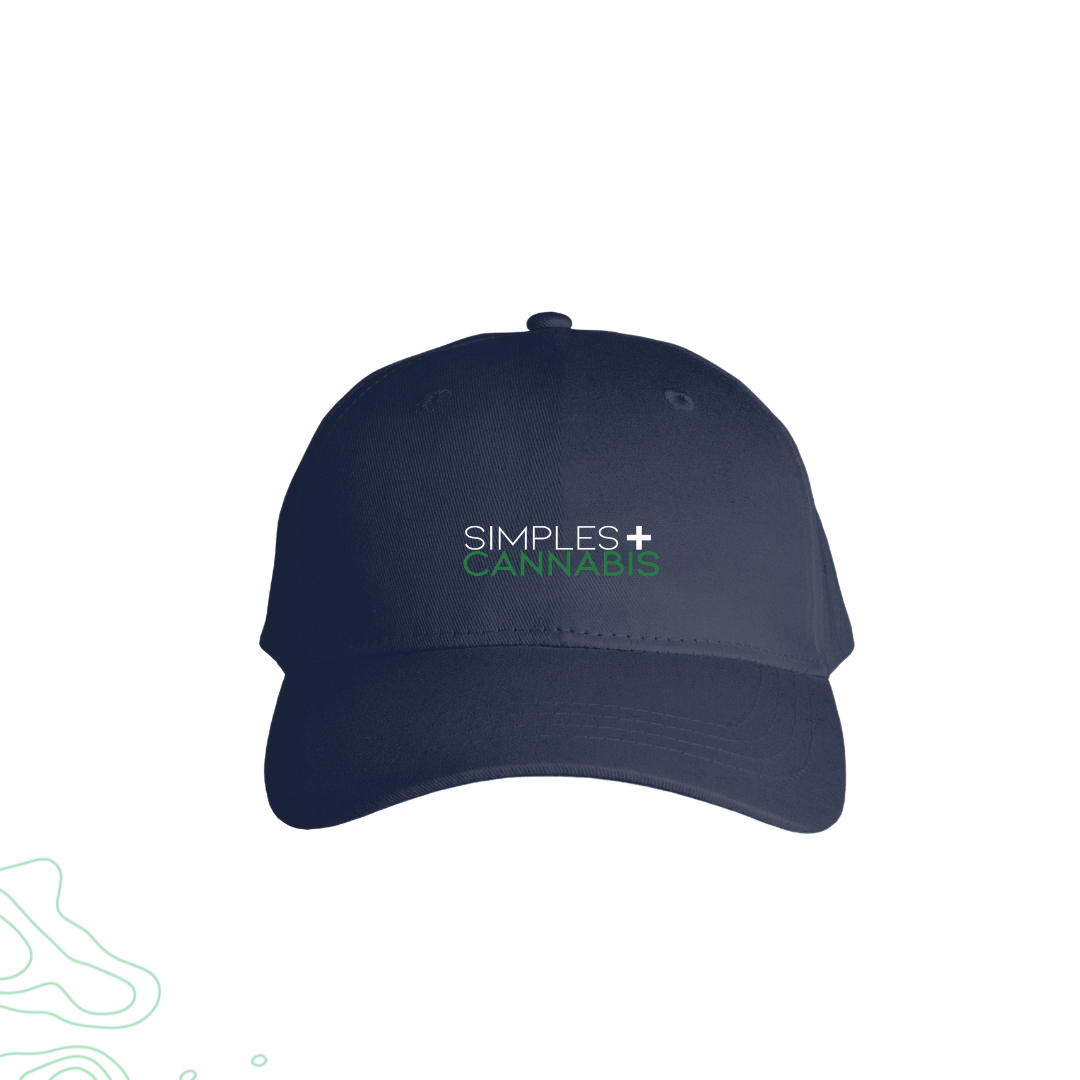 Boné Simples Cannabis – Azul